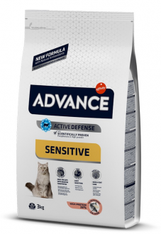 Advance Sensitive Somonlu Ve 3 kg Kedi Maması kullananlar yorumlar